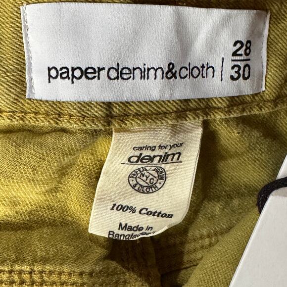 Paper Denim & Cloth SZ 28/30 Mens Relaxed Tapered Carpenter Jeans Zip-Fly Lundy - Picture 8 of 12